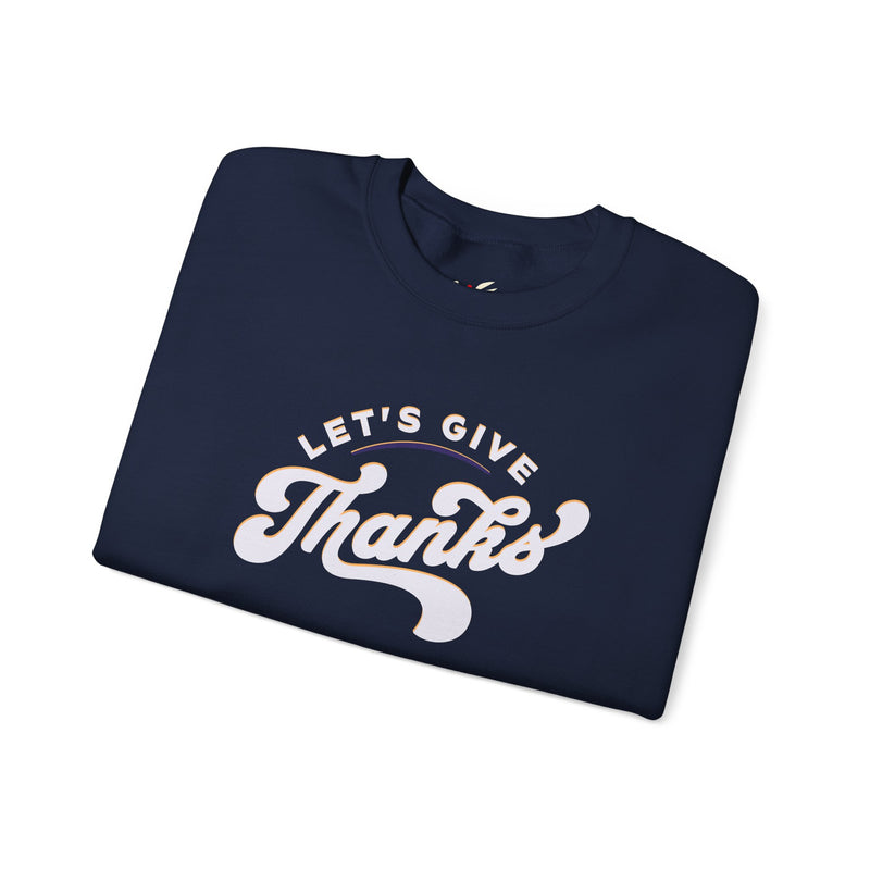 'Let's Give Thanks' Unisex Heavy Blend™ Crewneck Sweatshirt.