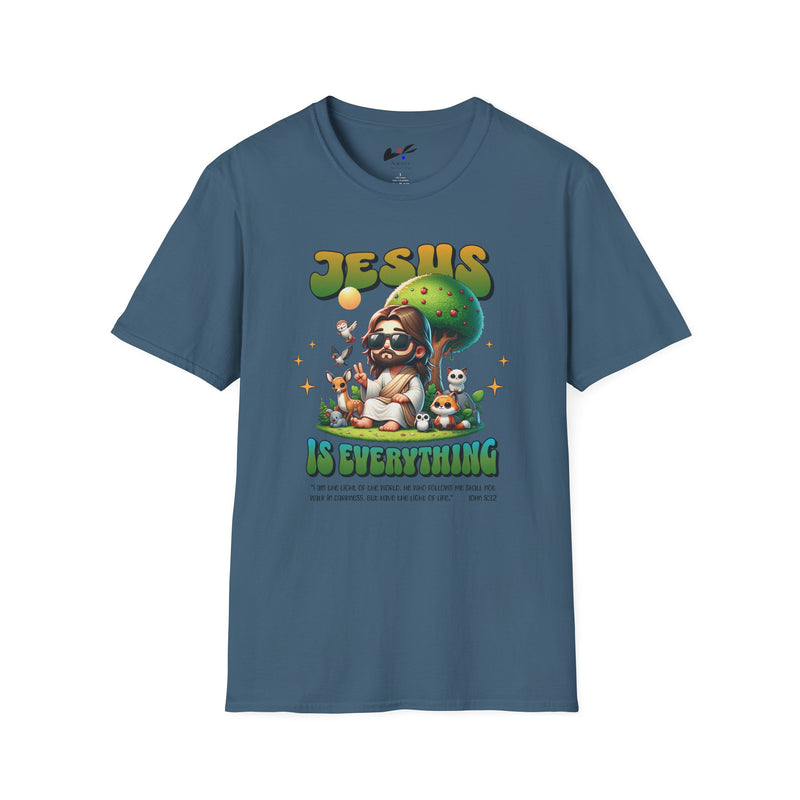 'Jesus is Everything' Unisex Softstyle T-Shirt - Faith-Inspired Casual Wear.