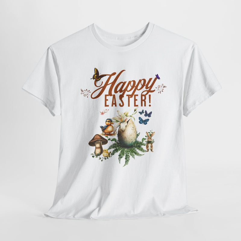 'Happy Easter' Unisex Cotton Tee.