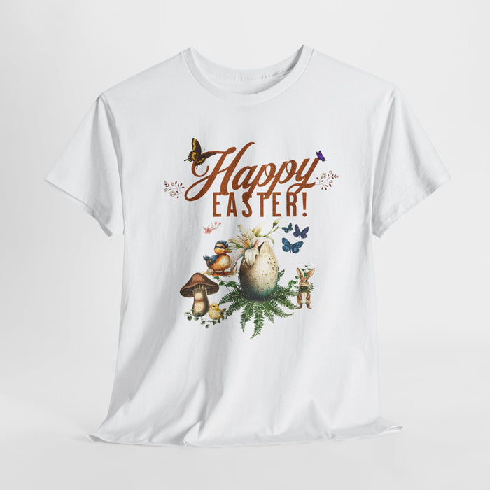 'Happy Easter' Unisex Cotton Tee.