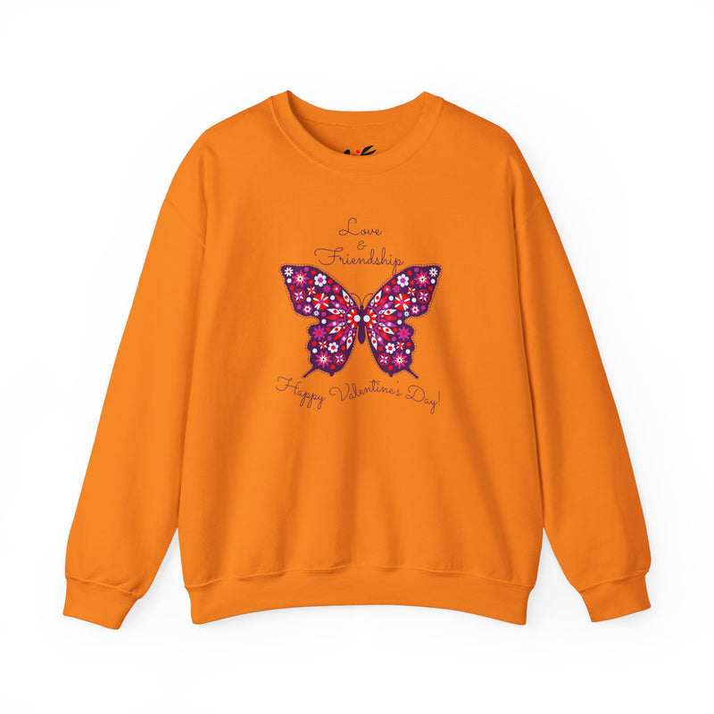 'Love & Friendship- Happy Valentine's Day' Unisex Heavy Blend™ Crewneck Sweatshirt.