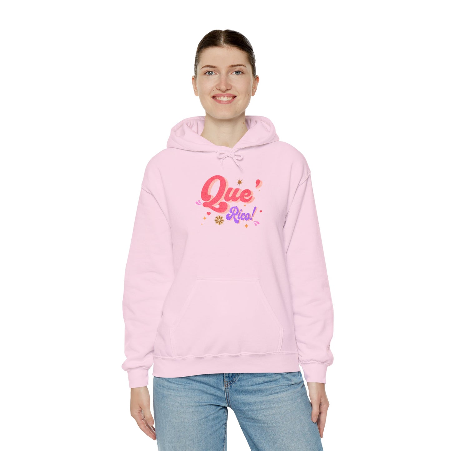 'Que Rico!' Women's Heavy Blend™ Hooded Sweatshirt.