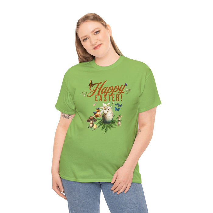 'Happy Easter' Unisex Cotton Tee.