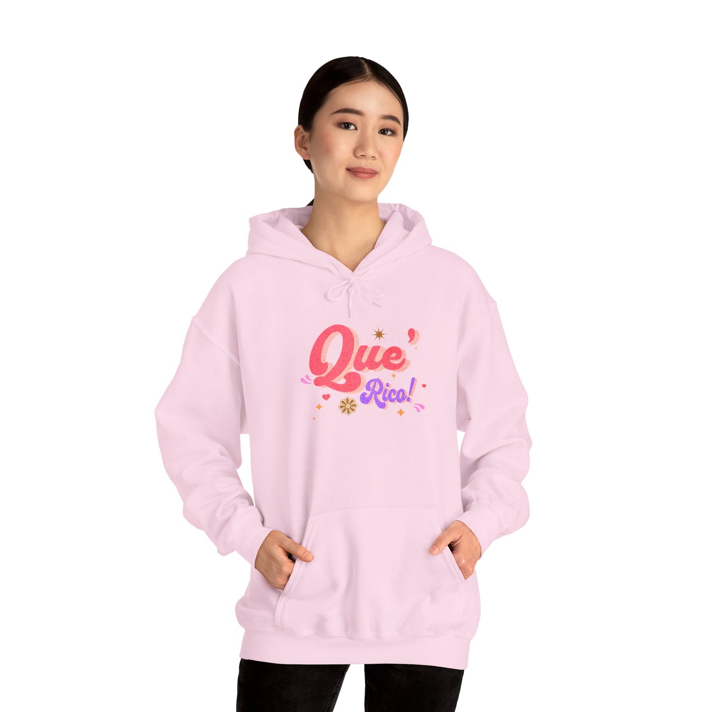 'Que Rico!' Women's Heavy Blend™ Hooded Sweatshirt.