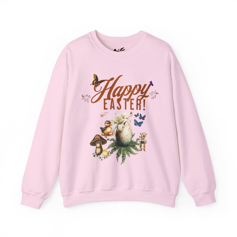 'Happy Easter' Unisex Heavy Blend Crewneck Sweatshirt.