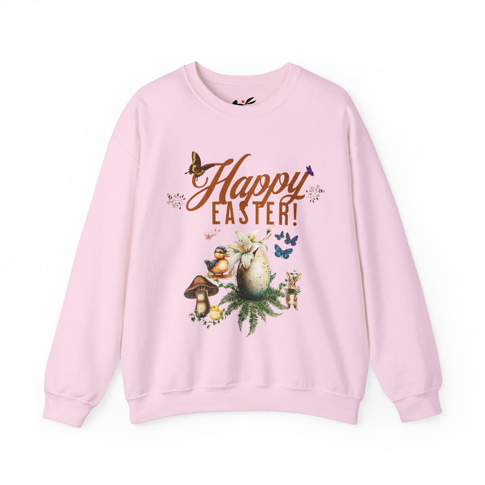 'Happy Easter' Unisex Heavy Blend Crewneck Sweatshirt.