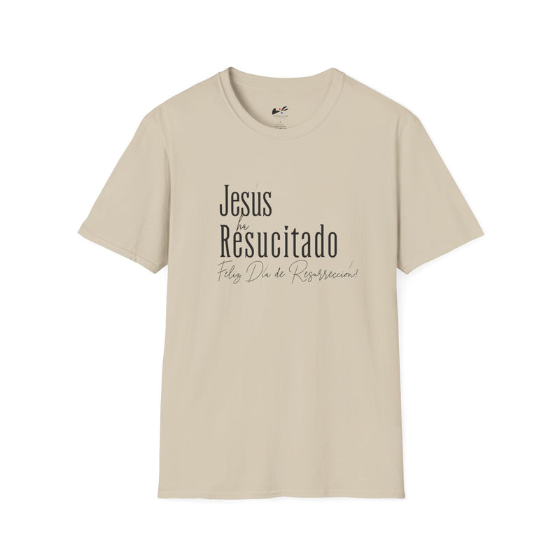 'Jesus ha Resucitado...Feliz Dia de Resurreccion!' Easter Spanish Unisex Softstyle T-Shirt.