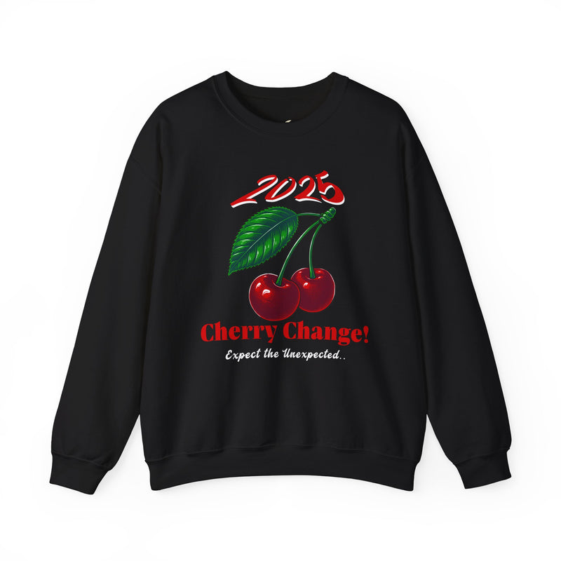 '2025 Cherry Change! Expect The Unexpected...' Unisex Heavy Blend™ Crewneck Sweatshirt.