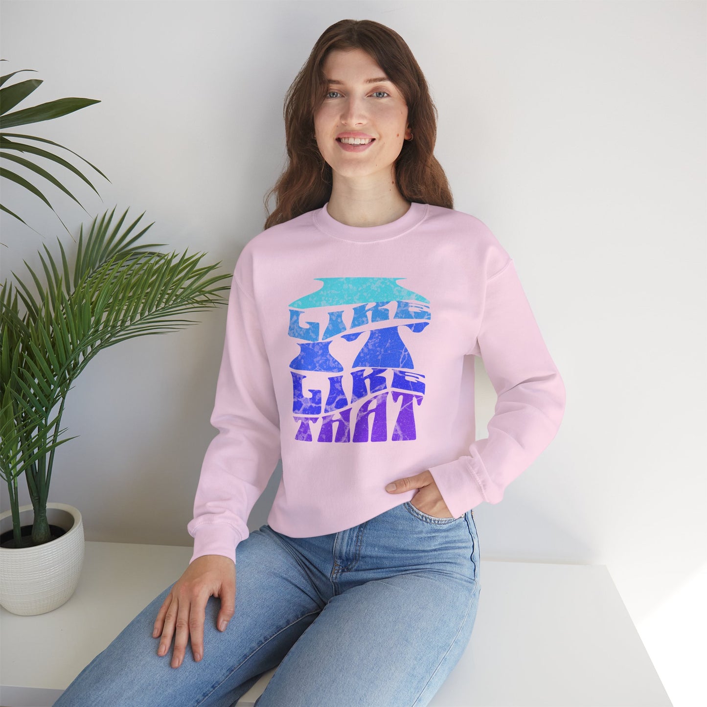 'I Like it Like That' Unisex Heavy Blend™ Crewneck Sweatshirt.