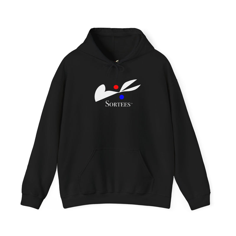 'Sortees' Unisex Heavy Blend™ Hooded Sweatshirt. (white version)