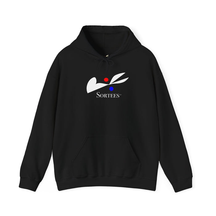 'Sortees' Unisex Heavy Blend™ Hooded Sweatshirt. (white version)