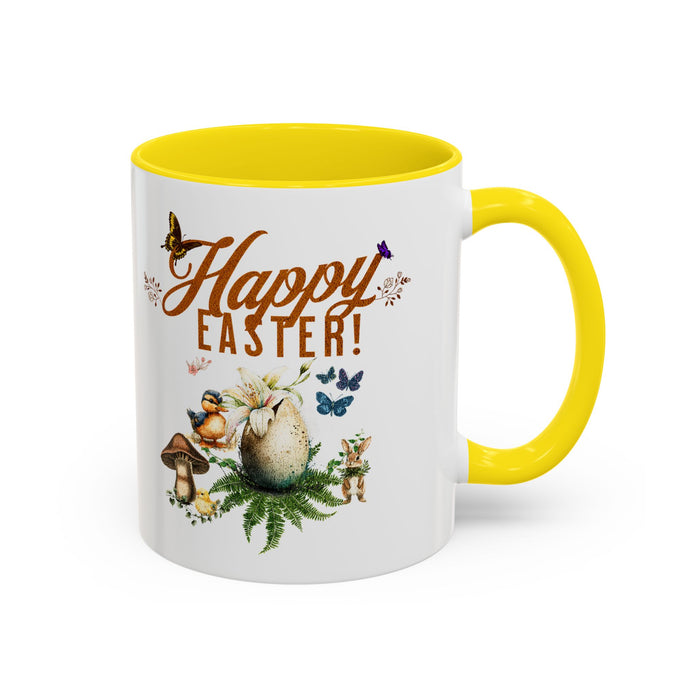 'Happy Easter' Accent Coffee Mug, 11oz.
