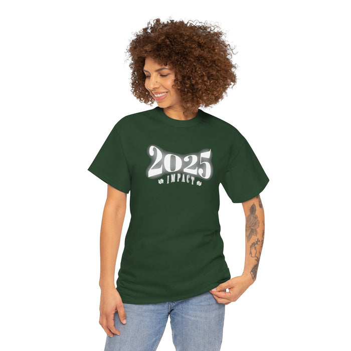 '2025 Impact' Unisex Heavy Cotton Tee.