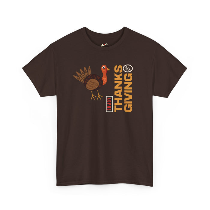 'Enjoy Thanks giving fs.' Unisex Heavy Cotton Tee.