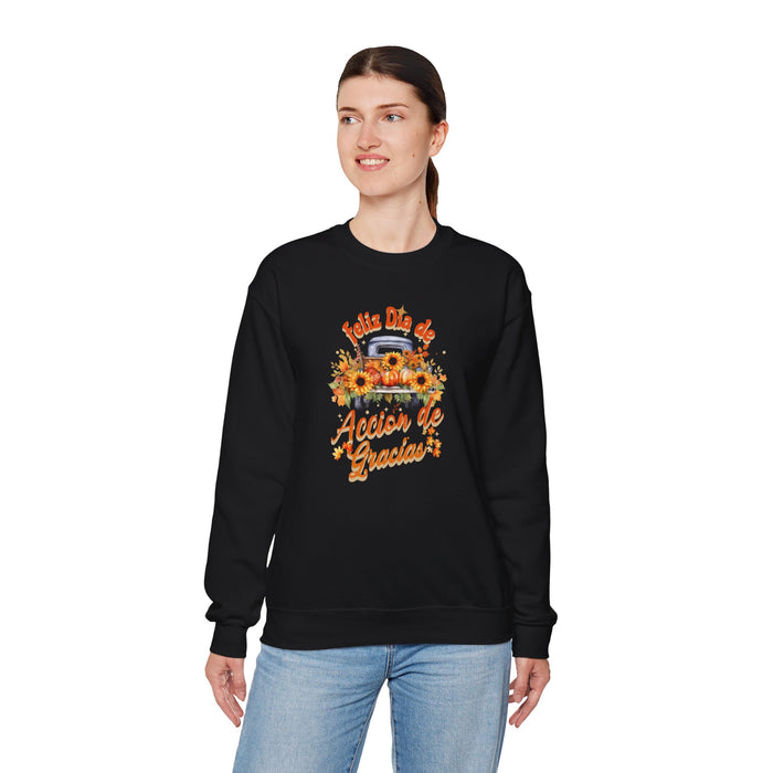 'Feliz Dia de Accion de Gracias' Unisex Heavy Blend™ Crewneck Sweatshirt.