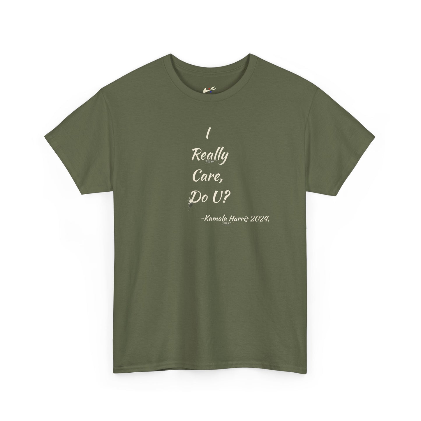 ' I Really Care, Do U? Kamala Harris 2024.' Unisex Heavy Cotton Tee.