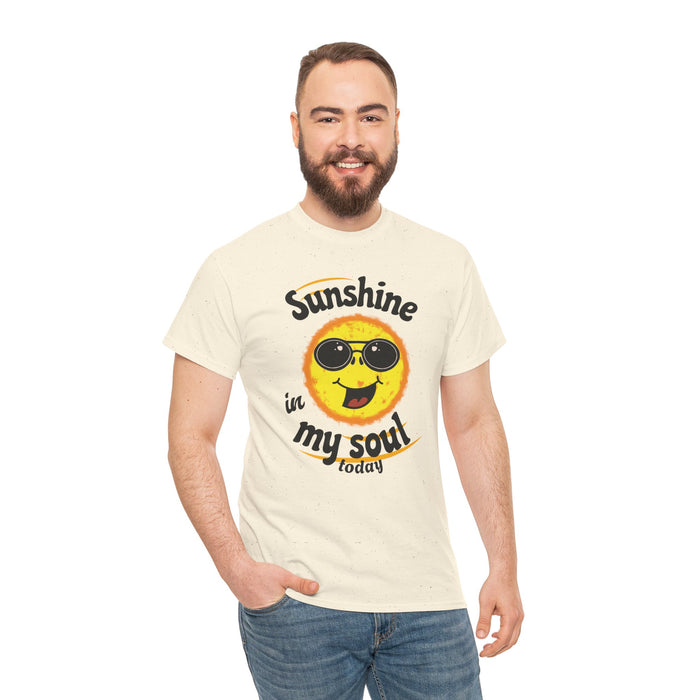 'Sunshine in My Soul Today' Unisex Heavy Cotton Tee.