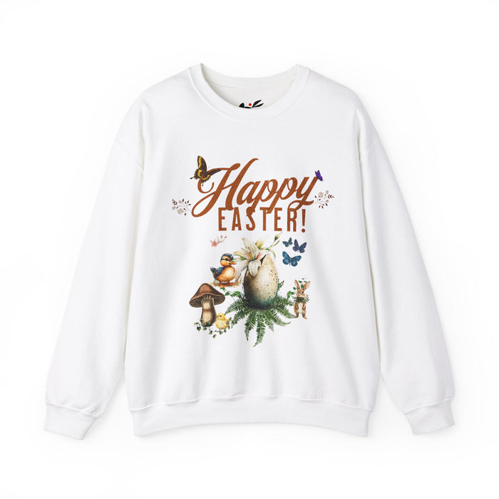 'Happy Easter' Unisex Heavy Blend Crewneck Sweatshirt.