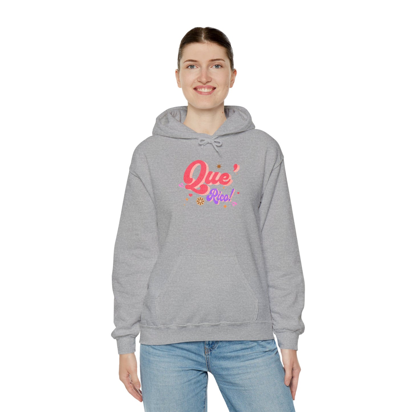 'Que Rico!' Women's Heavy Blend™ Hooded Sweatshirt.