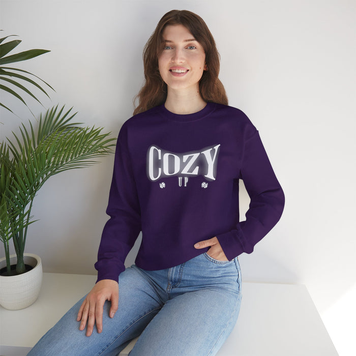 'Cozy Up' Unisex Heavy Blend™ Crewneck Sweatshirt.