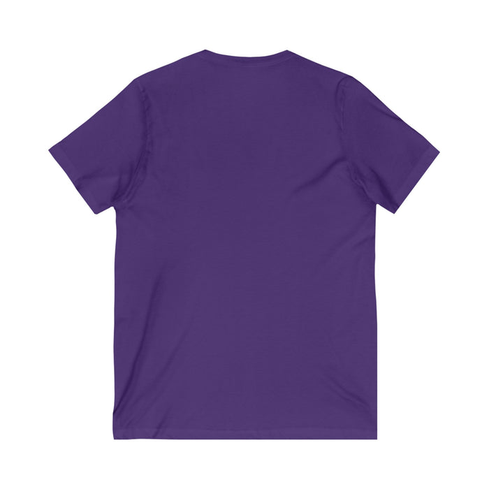 'Enjoy Thanks Giving fs.' Unisex Jersey Short Sleeve V-Neck Tee.