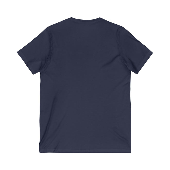 'Enjoy Thanks Giving fs.' Unisex Jersey Short Sleeve V-Neck Tee.