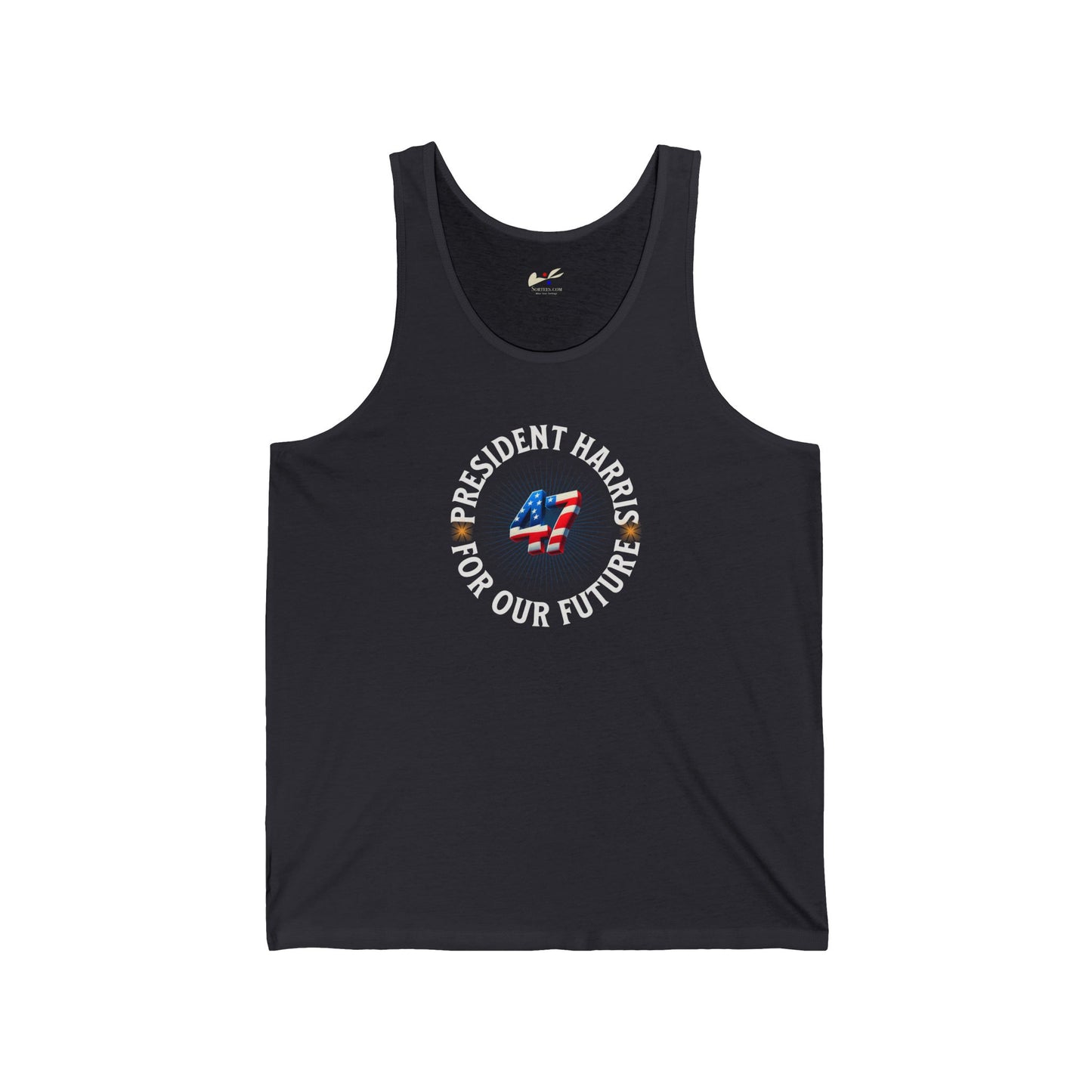 'President Harris -47- For Our Future' Unisex Jersey Tank.