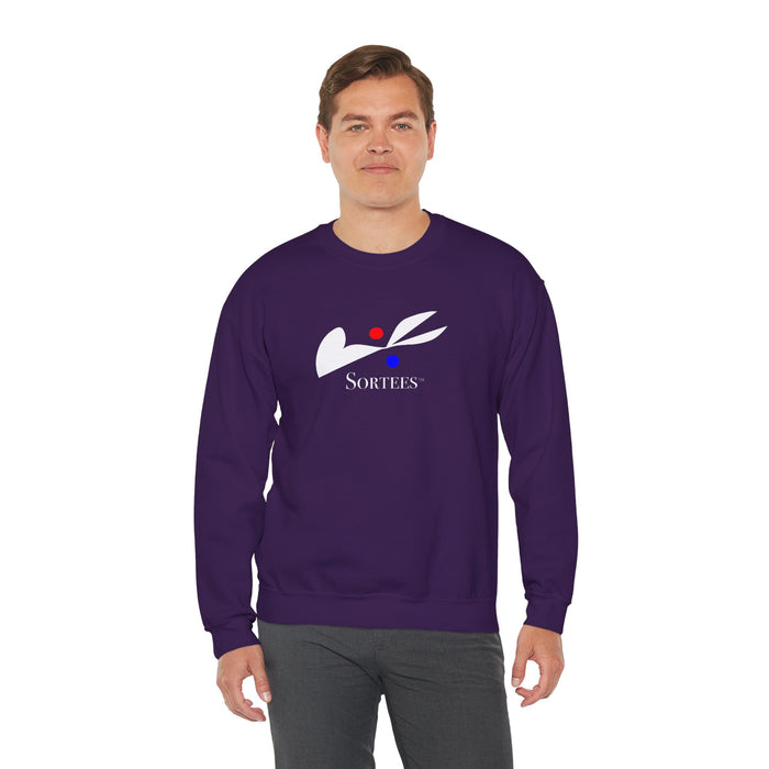 'Sortees' Unisex Heavy Blend™ Crewneck Sweatshirt. (white version)