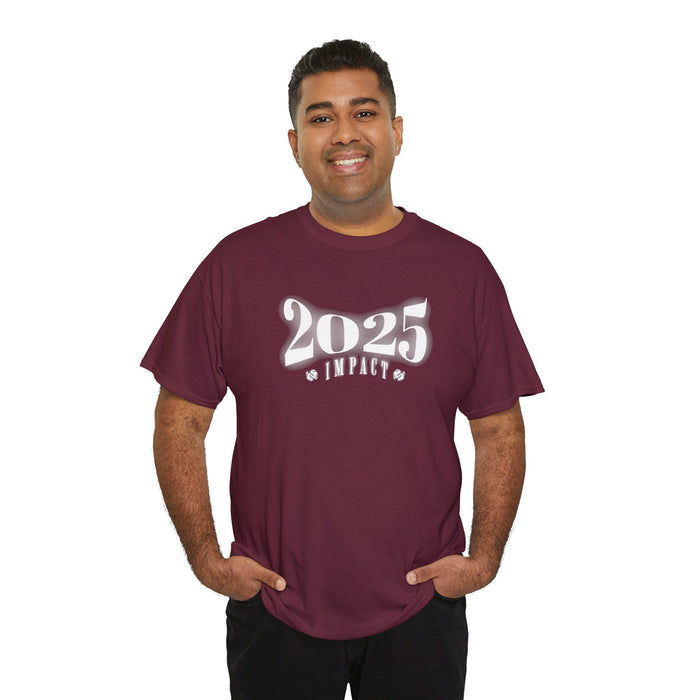 '2025 Impact' Unisex Heavy Cotton Tee.