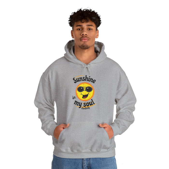 'Sunshine on my Soul Today' Unisex Heavy Blend™ Hooded Sweatshirt.