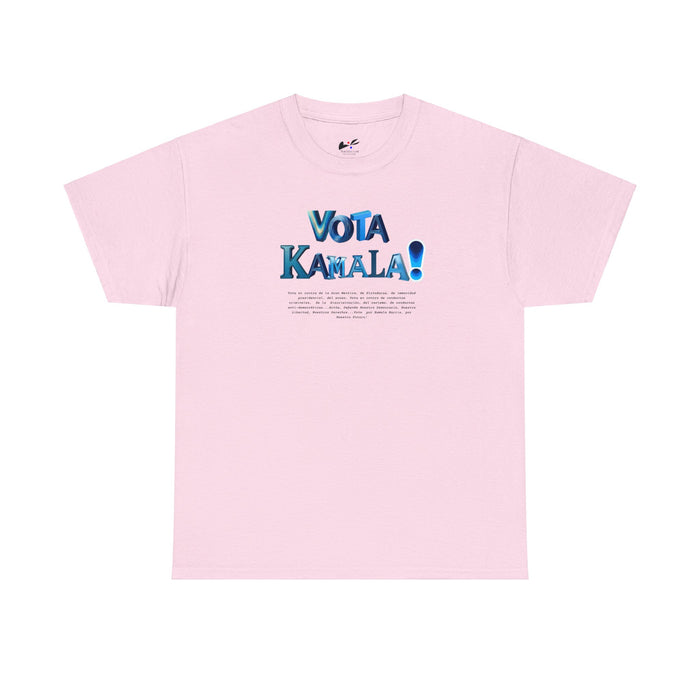 'Vota Kamala!, Vota en contra de la Gran Mentira, de dictaduras, de immunidad presidencial,  del acoso, Vota en contra de conductas criminales...' Unisex Heavy Cotton Tee