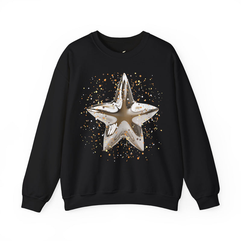 'Christmas Star Image-Unisex Heavy Blend™ Crewneck Sweatshirt.