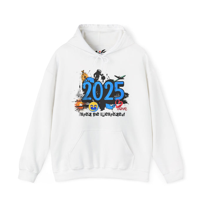'2025 Expect The Unexpected' Unisex Heavy Blend™ Hooded Sweatshirt.