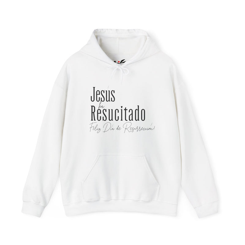 'Jesus ha Resucitado...Feliz Dia de Resurreccion!' Spanish Hoodie | Unisex Heavy Blend Sweatshirt for Celebrations and Faith