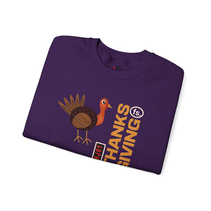 'Enjoy Thanks Giving fs.' Unisex Heavy Blend™ Crewneck Sweatshirt.