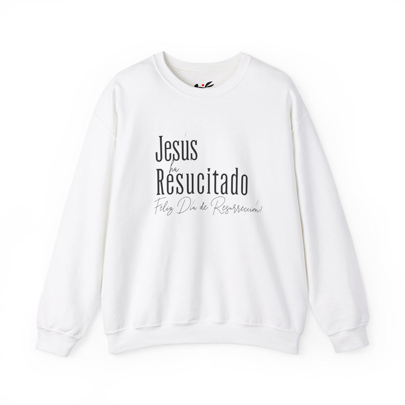 'Jesus ha Resucitado...Feliz Dia de Resurreccion!' Spanish Unisex Crewneck Sweatshirt - Perfect for Easter Celebrations