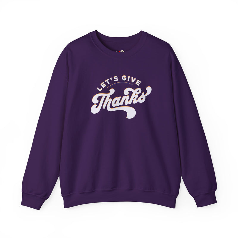 'Let's Give Thanks' Unisex Heavy Blend™ Crewneck Sweatshirt.