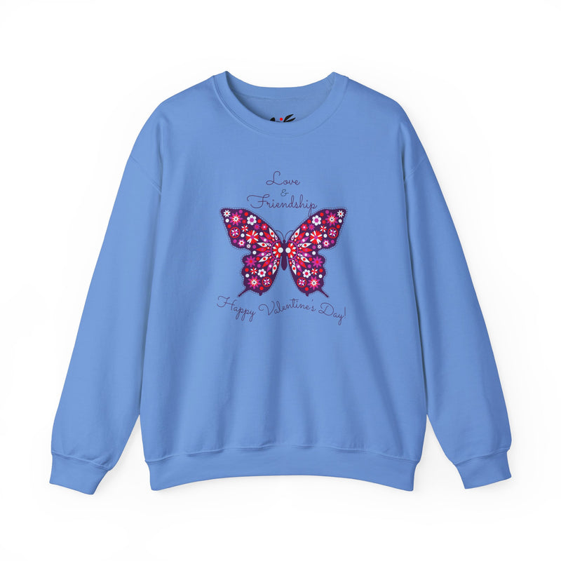 'Love & Friendship- Happy Valentine's Day' Unisex Heavy Blend™ Crewneck Sweatshirt.
