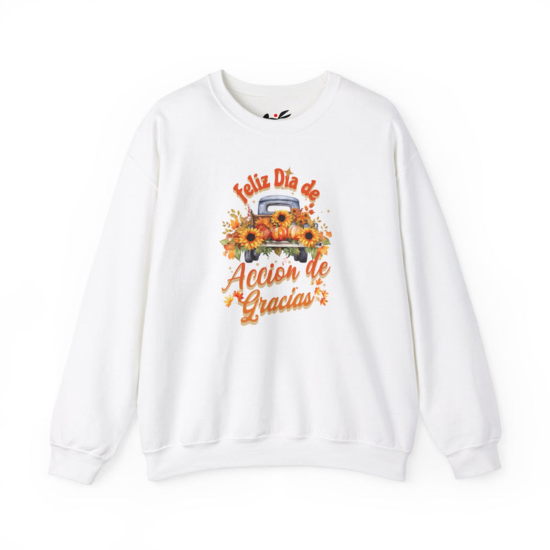'Feliz Dia de Accion de Gracias' Unisex Heavy Blend™ Crewneck Sweatshirt.