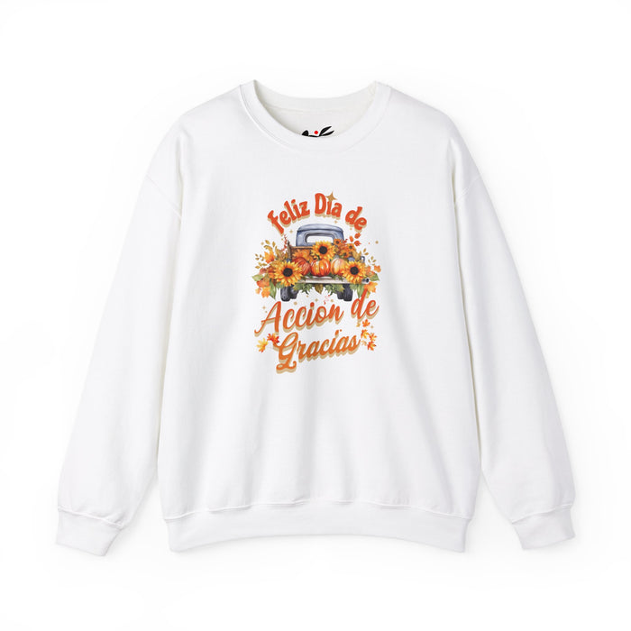 'Feliz Dia de Accion de Gracias' Unisex Heavy Blend™ Crewneck Sweatshirt.
