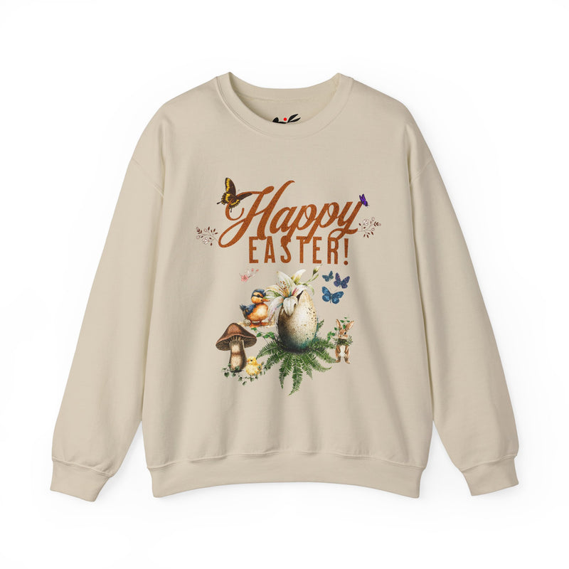 'Happy Easter' Unisex Heavy Blend Crewneck Sweatshirt.