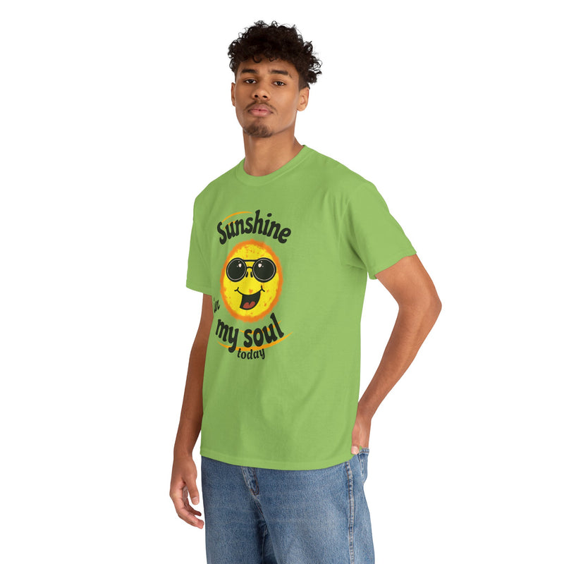 'Sunshine in My Soul Today' Unisex Heavy Cotton Tee.