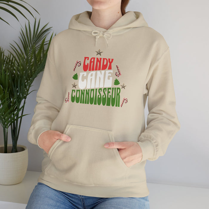 'Candy Cane Conneiseur' Unisex Heavy Blend™ Hooded Sweatshirt.