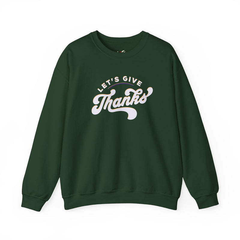 'Let's Give Thanks' Unisex Heavy Blend™ Crewneck Sweatshirt.