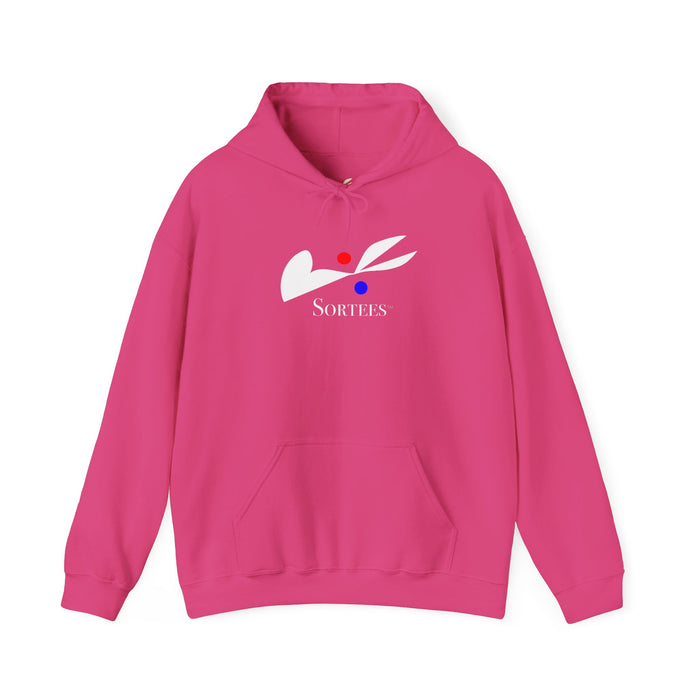 'Sortees' Unisex Heavy Blend™ Hooded Sweatshirt. (white version)