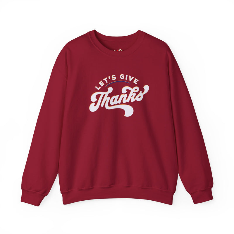 'Let's Give Thanks' Unisex Heavy Blend™ Crewneck Sweatshirt.