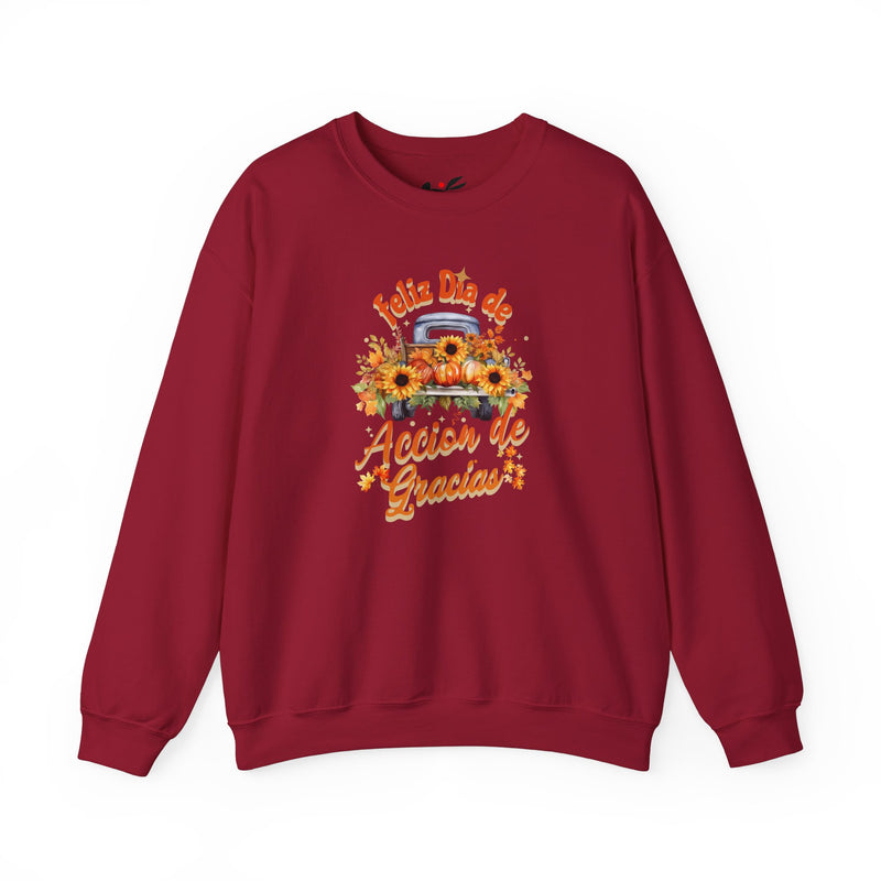 'Feliz Dia de Accion de Gracias' Unisex Heavy Blend™ Crewneck Sweatshirt.