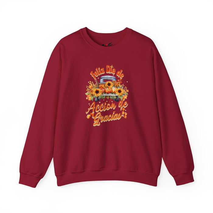 'Feliz Dia de Accion de Gracias' Unisex Heavy Blend™ Crewneck Sweatshirt.
