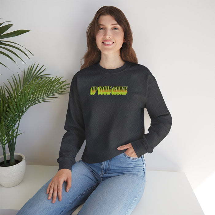 'Up Your Game" Unisex Heavy Blend™ Crewneck Sweatshirt.