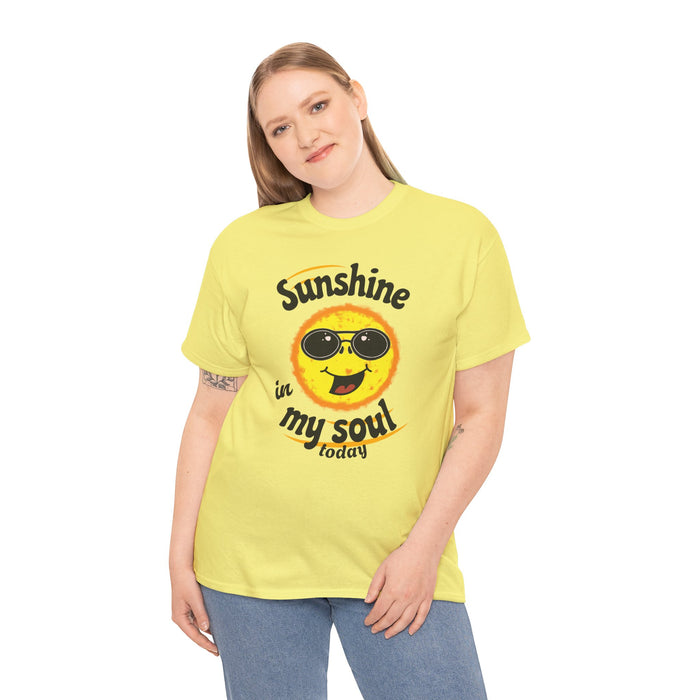 'Sunshine in My Soul Today' Unisex Heavy Cotton Tee.